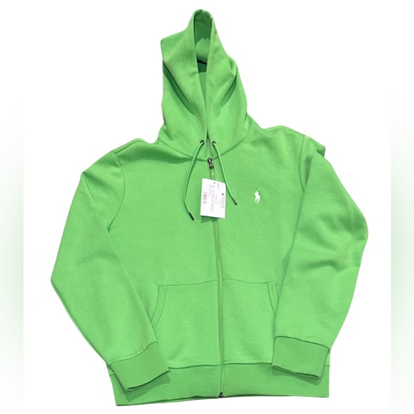 Polo Ralph Lauren Other - Polo by Ralph Lauren Green Full Zip Hoodie men’s size medium nwt